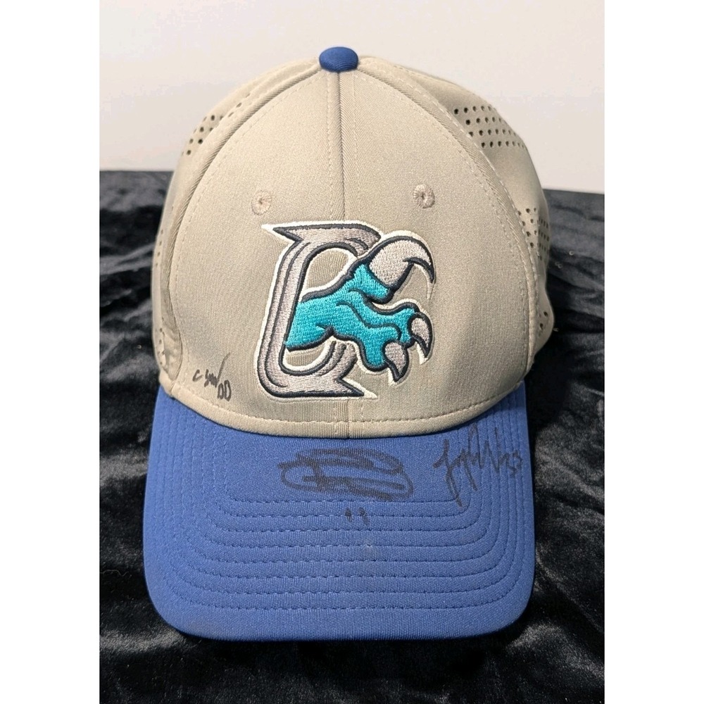 New Era‎ 59Fifty MiLB Ogden Raptors Royal Blue & Gray Rare Sz 7 3/8 Hat Cap